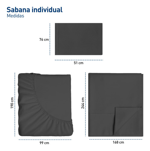2 Juegos De Sabanas Individuales 100% Poliéster Microfibra