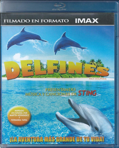 Delfines Filmado En Formato Imax Blu-ray Nacional Intacto