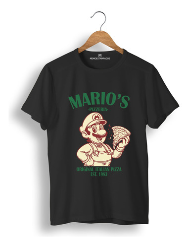 Remera: Mario_s Pizzeria Memoestampados