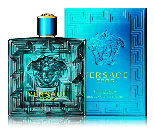 Imagen 1 de 3 de Perfume Versace Eros 200ml Men - mL a $4502