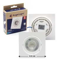 Comprar Lámpara Led Spot Ojo De Buey 5w Cuadrada Empotrar Luz Blanca