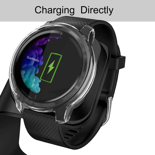 Imagen 4 de 7 de Protector De Pantalla Compatible Con Garmin Venu Funda De...