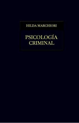  Libro - Psicologia Criminal (portada Puede Variar)