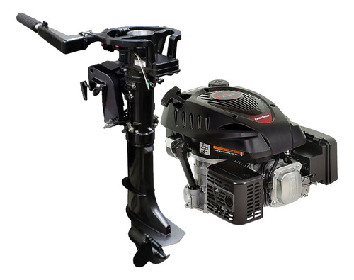 Motor Popa Rabeta Marcha Frente Neutro Ré A Gasolina 6hp Kk6