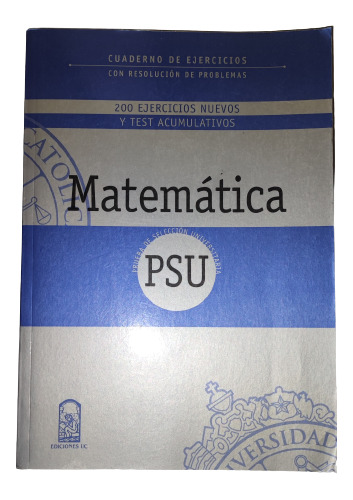 Cuaderno De Ejercicios Matemáticas Ediciones Uc