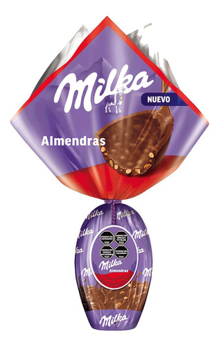 Huevo De Pascua Chocolate Milka Con Almendras 200g