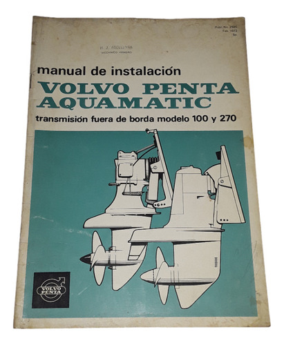 Volvo Penta Aquamatic Manual De Instalacion Transmision
