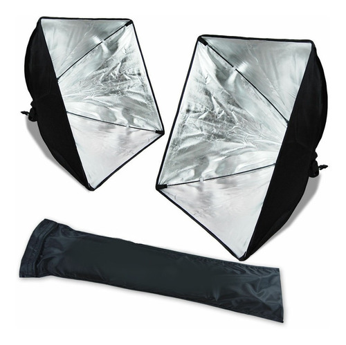 Set Fotografía E Iluminación Softbox 50x70