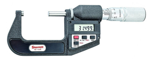 Micrómetro Digital Starrett Exterior 0-25 Mm 0,001 Completo