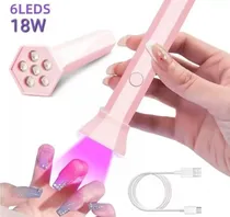 Comprar Lámpara De Uñas Uv Recargable Para Jelly Tips Y Polygel