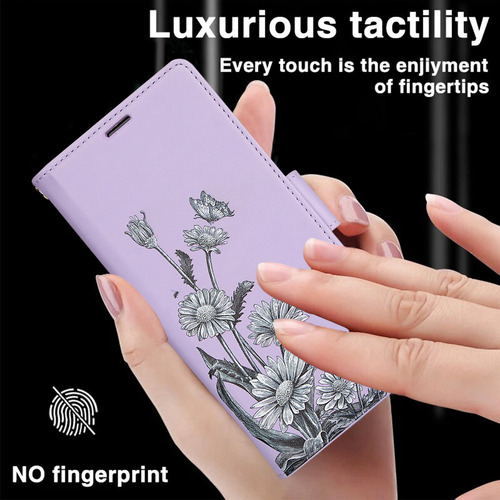 Funda De Piel Tipo Cartera Con Tapa Para Samsung Galaxy A56 A36 A26 A16 A06