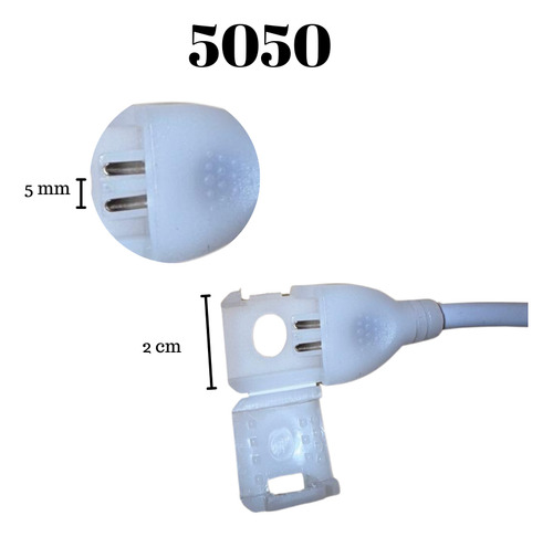 5pz Conector Para Manguera Led Broche Ilv Luz 5050