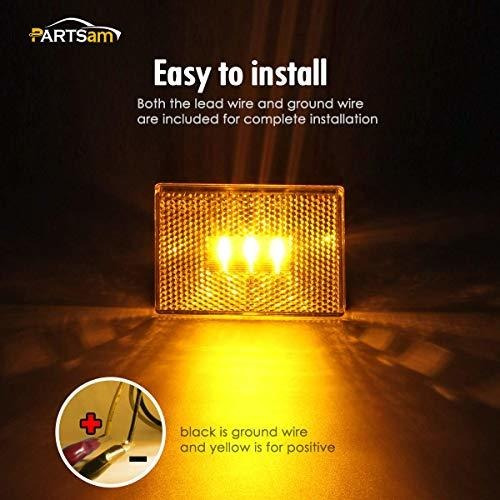 Imagen 7 de 7 de Partsam Camion Trailer Kits De Luz Led Sumergible 2 X Cuadra