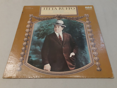 Great Voices Of The Golden Age: Titta Ruffo - Lp 1972 Usa Ex