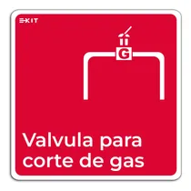 Comprar Señalamiento Valvula De Gas Nom003 Letrero 20x20