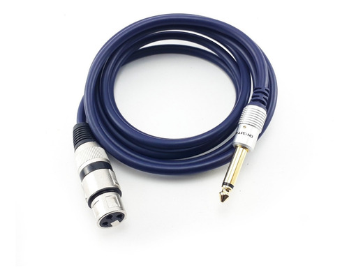 Cable Plug De 1/4 Mono 6,35mm A Xlr Canon Hembra 1.8 Metros
