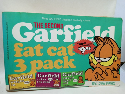 Garfield - 3 Tomos Del Gato Gordo - Comics - Jim Davis 