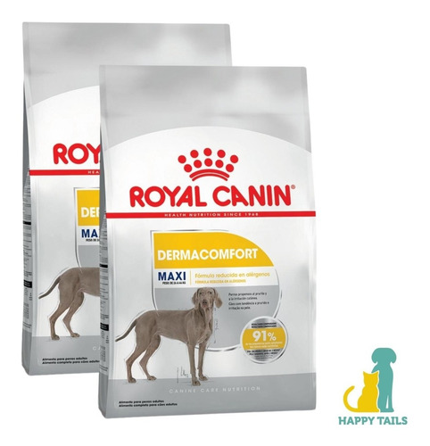 Royal Canin Maxi Dermacomfort 2 X 10 Kg - Happy Tails
