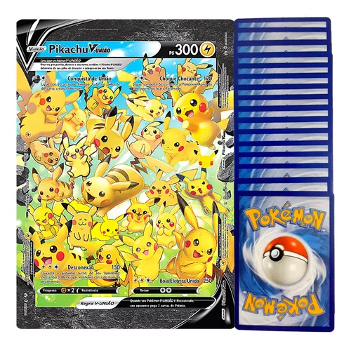 Carta Pokemon Jumbo Pikachu V (port) Original - Hobbies e coleções -  Centro, Itajaí 1234938112