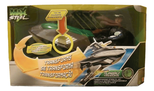 Max Steel Vehiculo Anfibio Transformable R3879