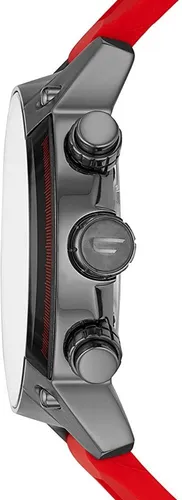 Diesel reloj cronógrafo para hombre de cuarzo con correa en silicona dz4481 hotsell