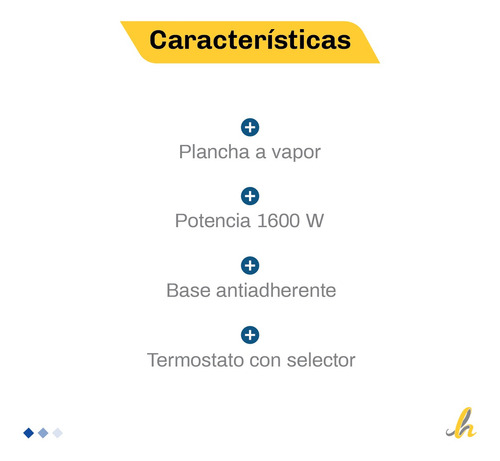 Imagen 2 de 5 de Plancha A Vapor Kanji Kjh-pl1601 Base Ceramica 1600w Lh