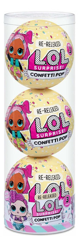 Muñeca L.o.l. ¡sorpresa! Confetti Pop 3 Pack Ondas  3 S  Nsn