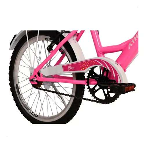 Cesta bicicleta New Looxs Asti niña 8 litros 26 cm acero rosa