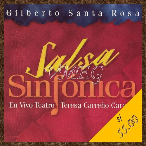 Vmeg Cd Gilberto Santa Rosa - 1998 Salsa Sinfónica