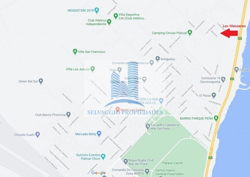 Lote De 15 Mts X 35 Mts. Sup 525 M2, Barrio Parque Peña
