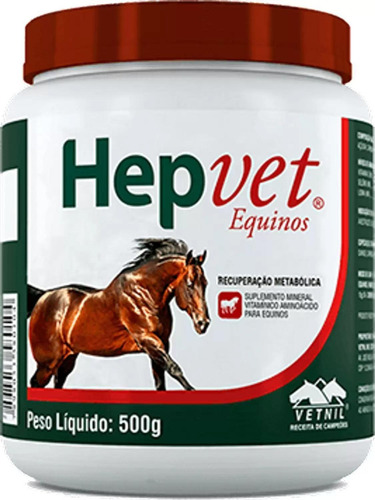 Hepvet Equinos Recuperação - Suplemento Para Exercício