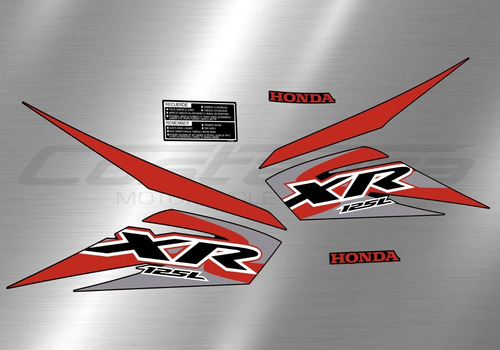 Calcos Honda Xr 125 L Año 2011/15 Diseño Original Laminadas