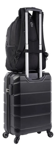 Totto Mochila Ergonómica Con Porta Laptop 14 In. 25,74 Lt. Goctal Color Negro Diseño de la tela Lisa