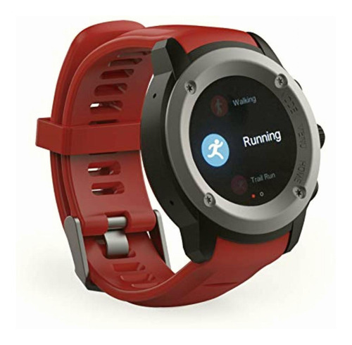 Ghia Smart Watch Draco, 1.3 Touch, Heart Rate, Bt, Gps, Rojo
