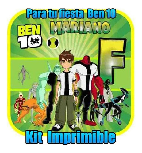 Kit Imprimible   Fiesta De Ben 10