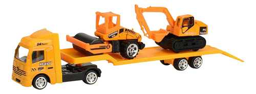 Camiones De Remolque De Plataforma Plana Z Toy Alloy Trailer