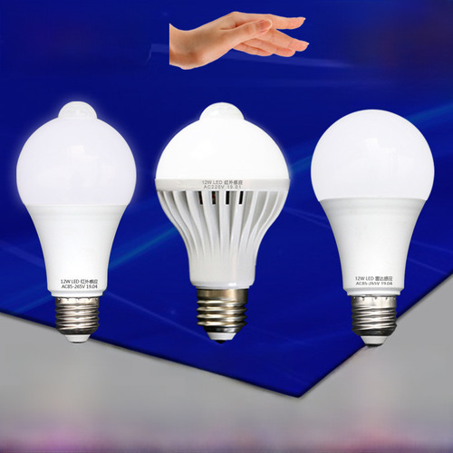 Bombillo Con Sensor De Movimiento 5 Led Luz Y Sonido