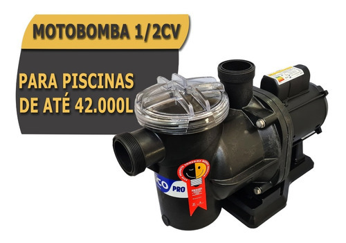 Motobomba 1/2 Cv Ip21 - Fluidra Brasil - Veico Pro Bivolt