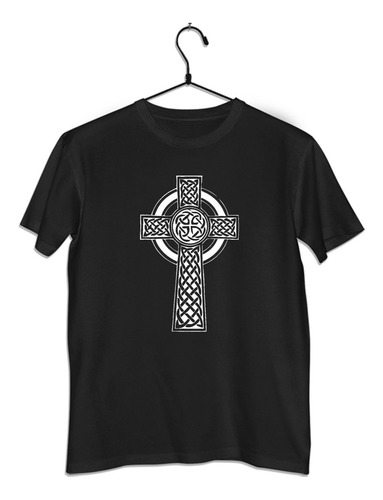 Remera Hombre Color Cruz Celta Cristianismo Irlanda High