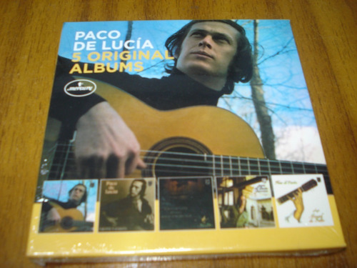Box Cd Paco De Lucia /  5 Albumes (nuevo Y Sellado) 5 Cd 