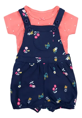 Jardinera Y Polera Para Bebé Niño Niña