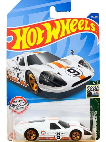 Hot Wheels 67 Ford Gt40 Mk Iv Gulf Ruy´s Rides