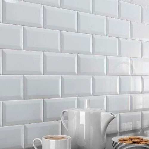 Azulejo Bisote Blanco 7.5 X 15.4 Cm