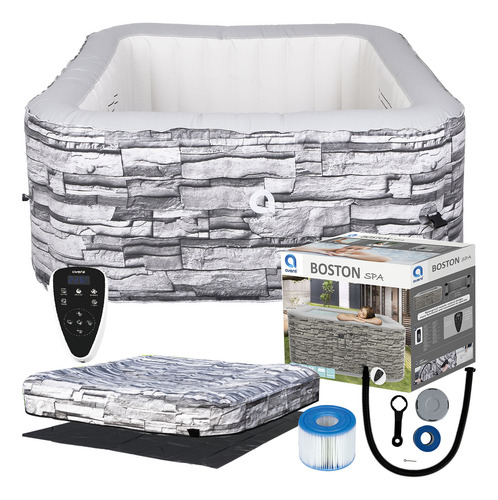 Jaccuzzi Jilong Boston Spa Inflable Hidromasaje 580 L El Rey