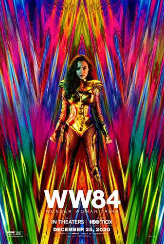 Posters Wonder Woman 1984 Lona Cine Peliculas 100x70 Cm