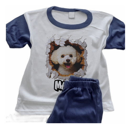Pijamas Perro Schnauzer Infantil Personalizado Nombre 6409