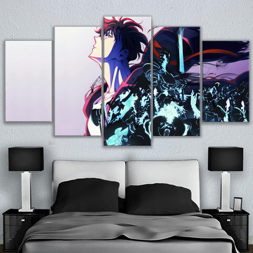 5 Cuadros En Canvas Sung Jin Woo Solo Leveling Arte Pared Anime