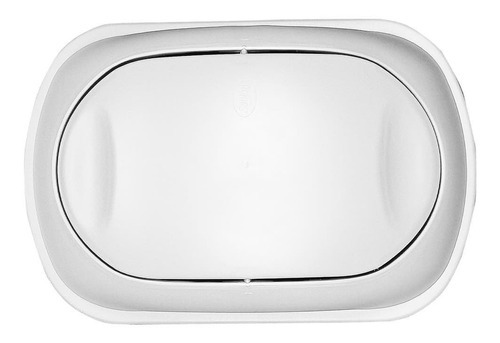 2 Pack Cesto Jumbo 26 L Sin Asas C/tapa Balancín En Colores Color Blanco