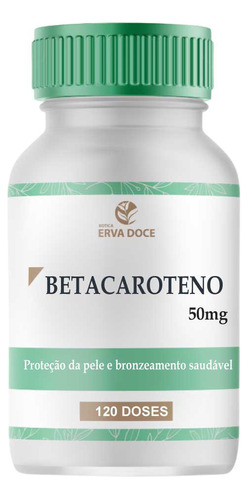 Betacaroteno 50mg 120 Capsulas