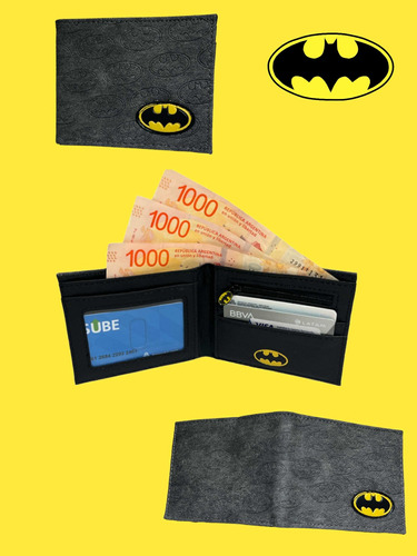 Billetera Batman Para Regalarse Del Caballero De La Noche Y+